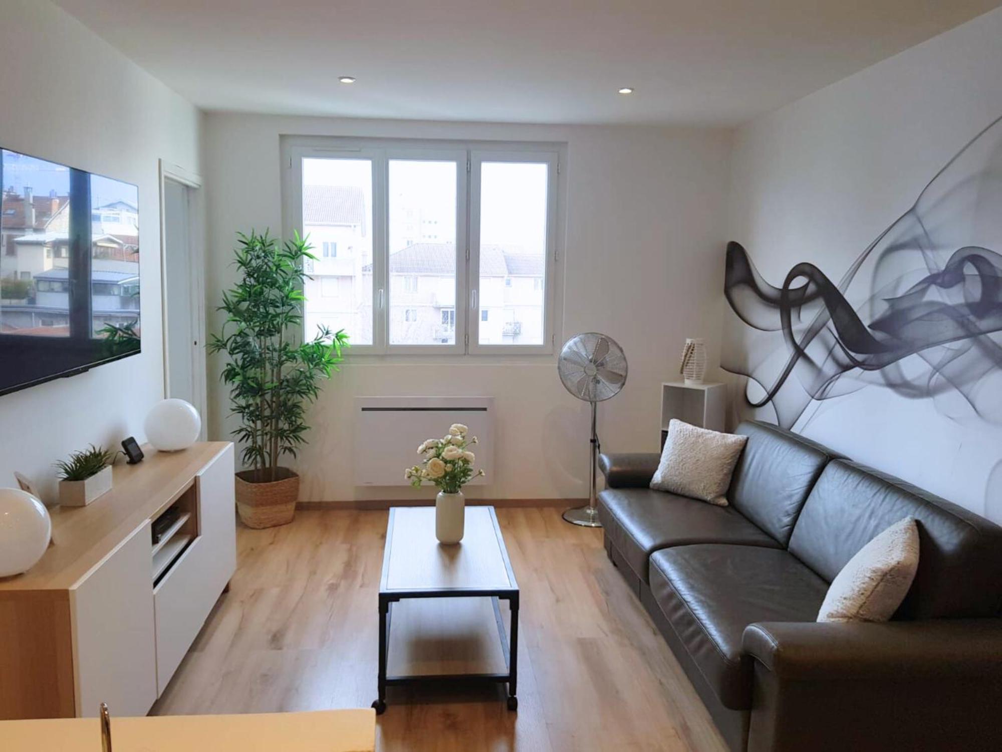 Апартаменти Vue Montagne - Appt Cosy Et Calme - Netflix - Fibre Гренобль Екстер'єр фото